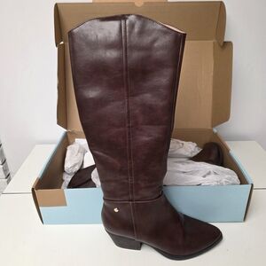 Life Stride Reese Brown Tumbled Knee High Boots Women’s 9.5 M